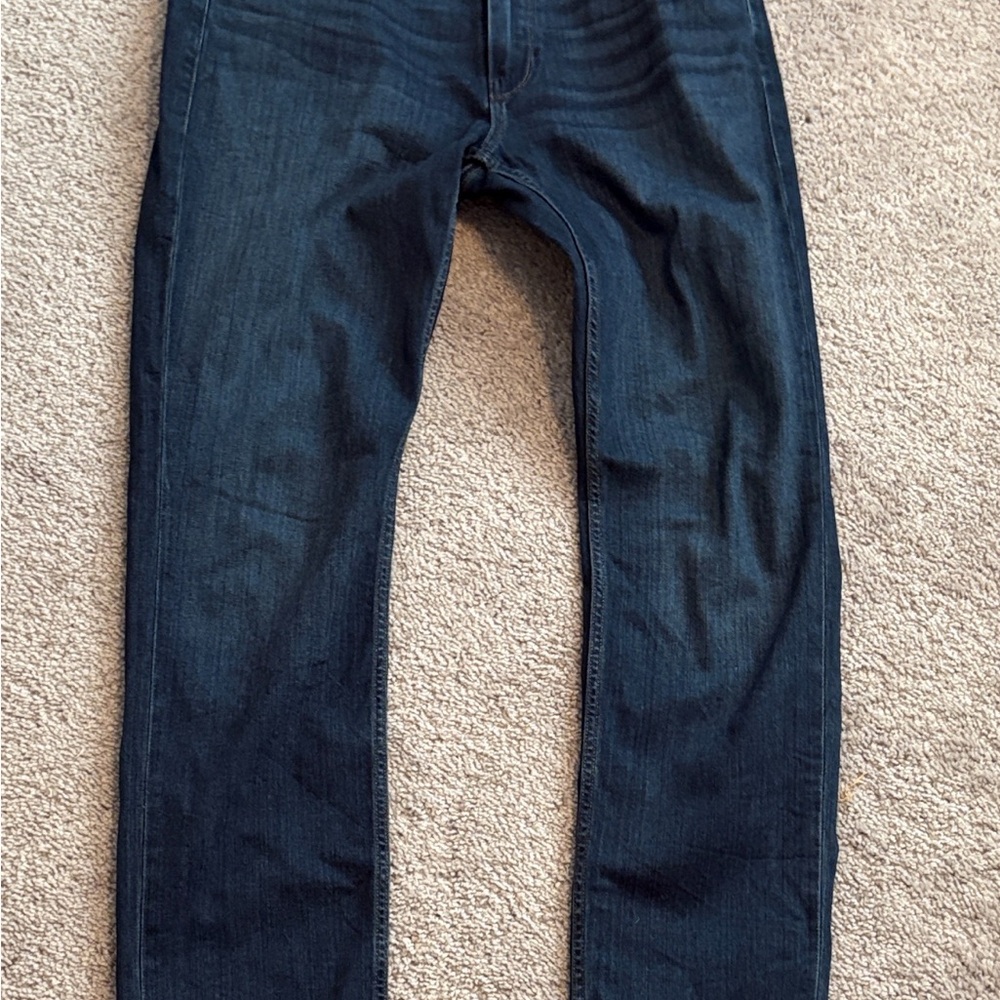 PAIGE Men's Dark Indigo Slim Straight Jeans